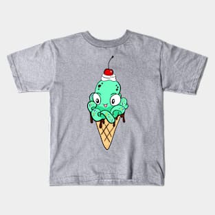 Mint Chip Octo-cone Kids T-Shirt